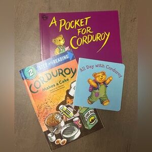 3pc Corduroy Kids Book Set